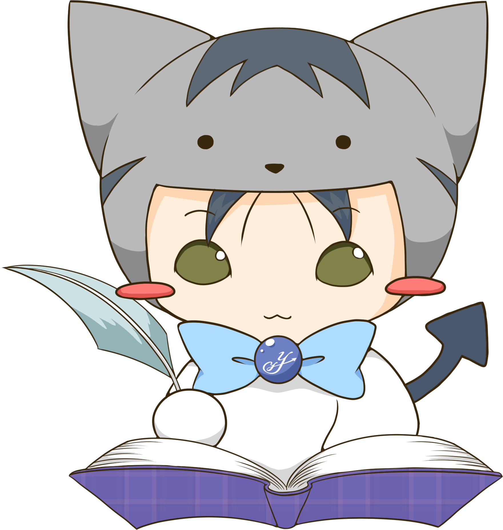 なーびぃ勉強中